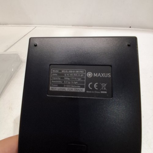 MAXUS ELITE DIGITAL GRAM SCALE - 200G - BLACK image 5