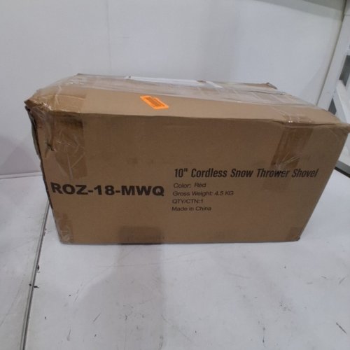 ROZLCHAR CORDLESS SNOW THROWER SHOVEL COMPATIBLE WITH MILWAUKEE BATTERIES *TOOL ONLY* - 18V - 10" - RED (MODEL: ROZ-18-MWQ) image 5