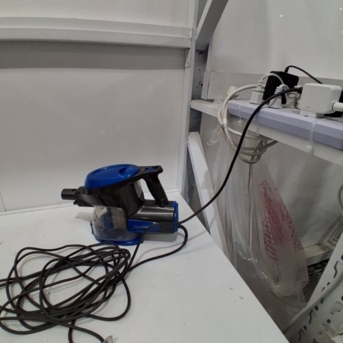 SHARK ROCKET PET ULTRA-LIGHT CORDED STICK & HANDHELD VACUUM CLEANER - BLUE & GREY - (MODEL: HV300C-U4) image 2