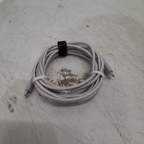 BELKIN BOOSTCHARGE BRAIDED USB-C TO USB-C CABLE - 60W - 10FT - GREY (MODEL:CAB014BT2MWH) image 2