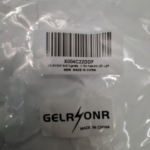 GELRHONR CIGARETTE PLUG TO DUAL SAE CABLE - 15A - RED/BLACK image 2
