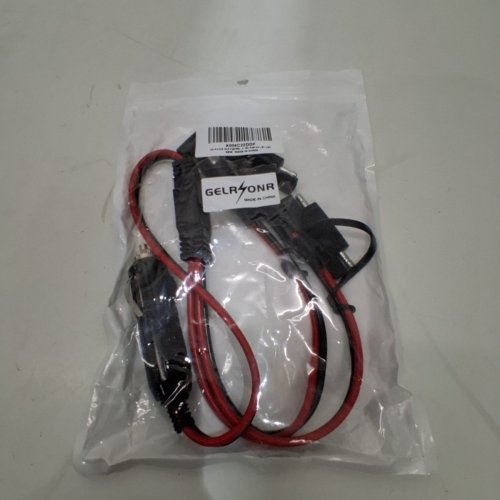 GELRHONR CIGARETTE PLUG TO DUAL SAE CABLE - 15A - RED/BLACK image 4