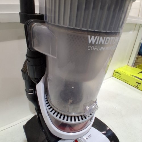 HOOVER WIND TUNNEL CORD REWIND BAGLESS WASHABLE FILTER UPRIGHT PET VACUUM CLEANER - RED/BLACK (MODEL: UH71311) image 4