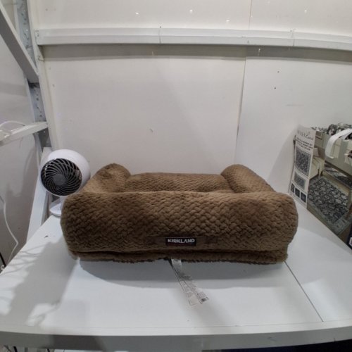 KIRKLAND SIGNATURE HIGH BACK PET BED - 22" X 28" - BROWN (MODEL: 1815241) image 3