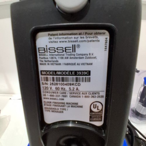 BISSELL POWERCLEAN TURBOBRUSH PET UPRIGHT CARPET CLEANER, POWERFUL & LIGHTWEIGHT - 120V - BLUE - (MODEL:3939C) image 5