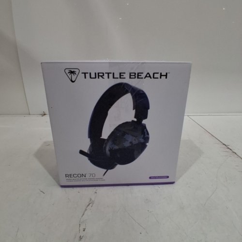 TURTLE BEACH RECON 70 WIRED MULTI PLATFORM GAMING HEADSET - PLAYSATION, XBOX, PC, MOBILE & SWITCH - BLUE CAMO image 4