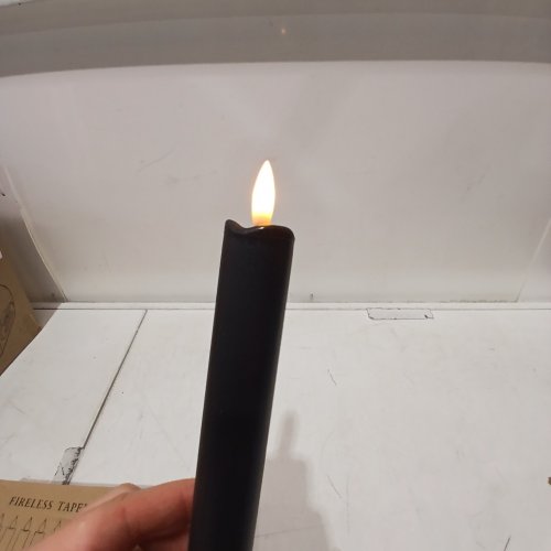 24PK LED TAPER CANDLES WITH REMOTE CONTROLS - BLACK image 2