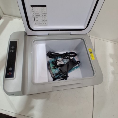 EUHOMY CAR REFRIGERATOR COMPRESSOR ELECTRIC COOLER WITH APP CONTROL - 12V - 10L - BLACK/GREY (MODEL: CF020-10GR-CAEH) image 3