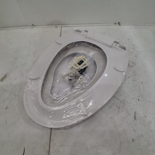 MIATA ELONGATED POTTY TRAINING TOILET SEAT WITH BUILT IN CHILD SEAT LID FOR KIDS/TODDLERS - WHITE (MODEL: POPP4012V) image 3