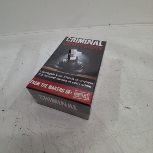 CRIMINAL CONFESSIONS ADULT PARTY CARD GAME - 2-10 PLAYERS AGES 14+ image 2