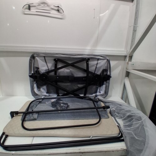 3-IN-1 BABY BASSINET WITH WHEELS AND SOFT MATTRESS - 22" X 36" X 33" - GREY (MODEL: JJ001) image 2