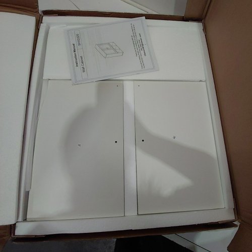 SHINTENCHI BATHROOM WALL CABINET WITH DOORS - 24" - WHITE (MODEL: SHX2225) image 2