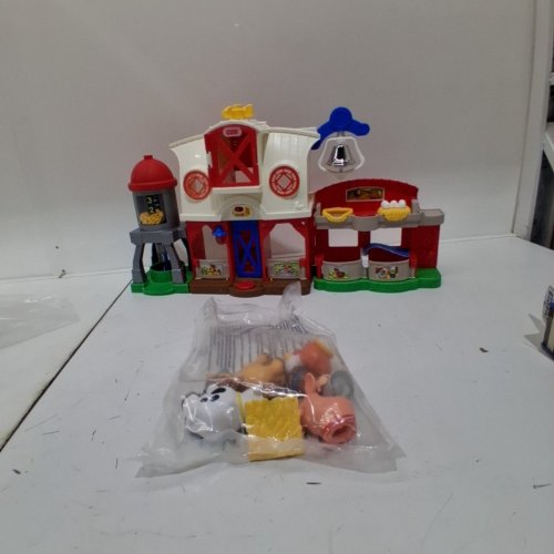 FISHER-PRICE LITTLE PEOPLE CARING FOR ANIMALS FARM CHILDRENS TOY, TEACHES COUNTING, OPPOSITES, ANIMAL SOUNDS, COLOURS image 3