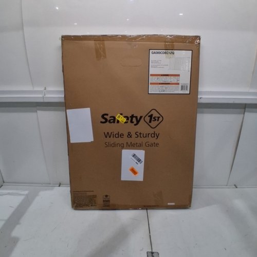 SAFETY 1ST WIDE AND STURDY METAL SLIDING GATE - EXPANDS 40" TO 60" X 26.5" - WHITE (MODEL: GA089CDEC1ZQ) image 4