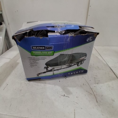BPS TRAVEL TITE WEATHERSAFE SD TRAILERABLE BOAT COVER - SIZE D (17"-19" BOAT, 102" BEAM) - GRAY - (MODEL: TVT-D-S/D) image 11