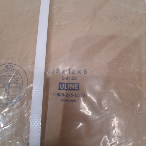 ULINE CORRUGATED SHIPPING BOXES - 12" X 12" X 6" - BROWN (STYLE: S-4122) image 2