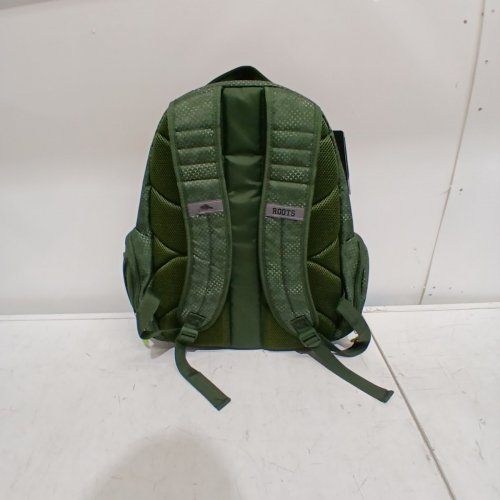 ROOTS BACKPACK WITH 16" LAPTOP COMPARTMENT - 38L - GREEN/YELLOW (MODEL: 1992718) image 3