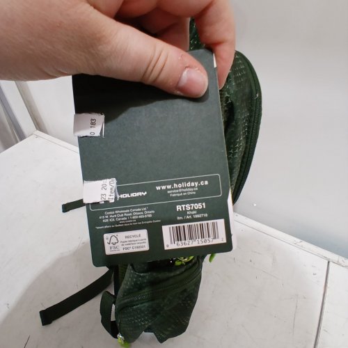 ROOTS BACKPACK WITH 16" LAPTOP COMPARTMENT - 38L - GREEN/YELLOW (MODEL: 1992718) image 5