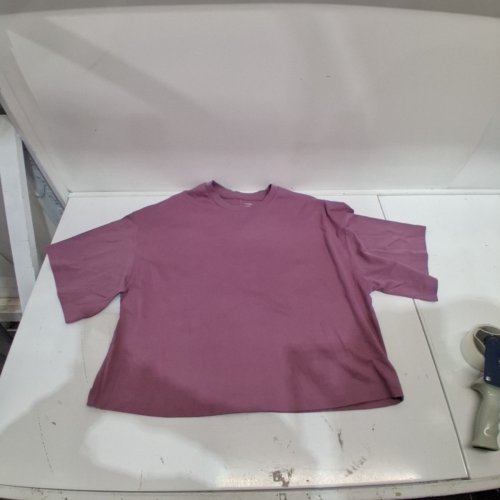 GEORGE COTTON T-SHIRT - LARGE - MAUVE image 2