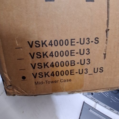 ANTEC SGCC STEEL ATX MID TOWER COMPUTER CASE - BLACK (MODEL: VSK4000E-U3_US) image 2