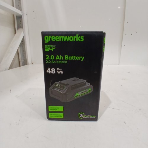 GREENWORKS 24V MAX LITHIUM ION BATTERY - 2 AH image 4