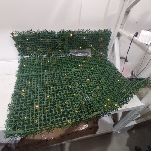 ARTIFICIAL BOXWOOD HEDGE WITH LIGHTS - 40" X 40" - GREEN (MODEL: BOXWOOD400) image 2