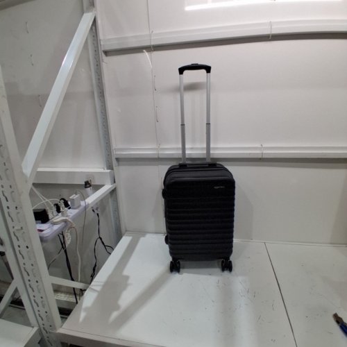 AMAZON BASICS HARDSIDE EXPANDABLE CARRY ON SPINNER TRAVEL LUGGAGE SUITCASE - 21" - BLACK image 2