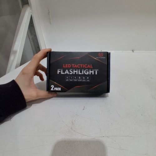 2PK VICTOPER ZOOMABLE LED TACTICAL FLASHLIGHTS - RED image 4