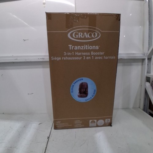 GRACO TRANZITIONS 3-IN-1 LIGHTWEIGHT ADJUSTABLE HEIGHT HARNESS BOOSTER CAR SEAT - 100LBS MAX - PURPLE (MODEL: 2217080) image 5