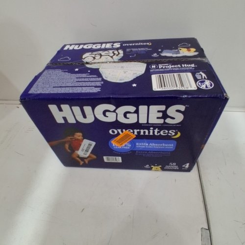 58PK HUGGIES OVERNITES DIAPERS - SIZE 4 image 2