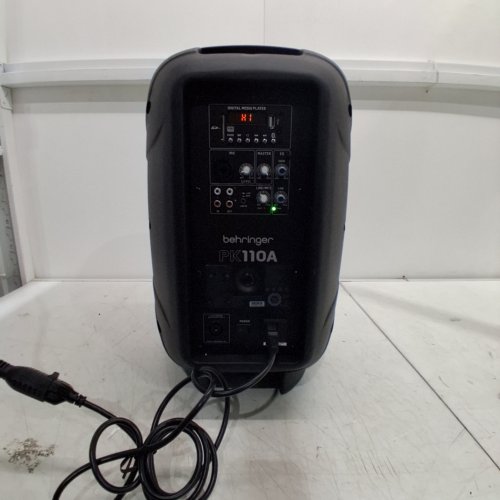 BEHRINGER ACTIVE PA SPEAKER WITH BUILT IN MEDIA BLUETOOTH RECEIVER & MIXER - 320W 10'' - BLACK - (MODEL: PK110A) image 2
