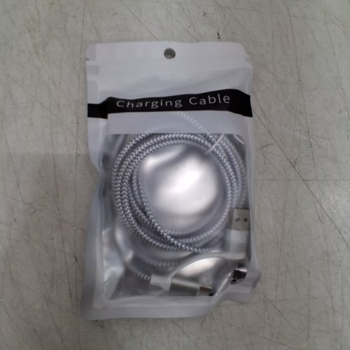 3-IN-1 MULTI-FUNCTION NYLON BRAIDED CHARGING CABLE WITH MAGNETIC WIRELESS CHARGER FOR APPLE DEVICES - GREY image 4