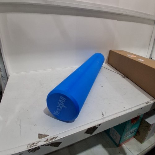 YES4ALL HIGH-DENSITY EVA FOAM EXERCISE ROLLER - 36" - BLUE image 2