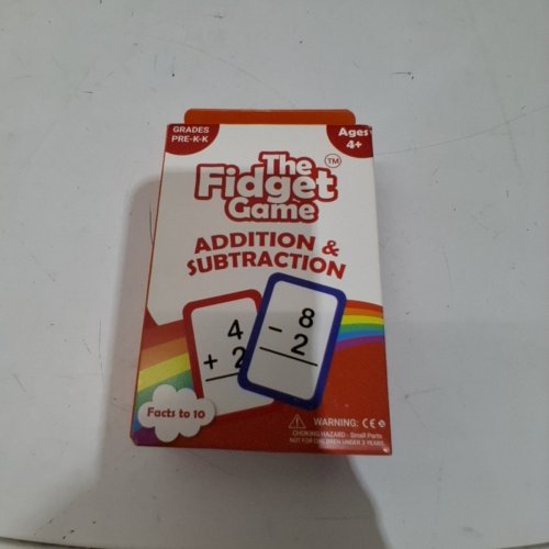 THE FIDGET GAME ADDITION & SUBTRACTION CARD GAME - 4+ -MULTICOLOURED image 3