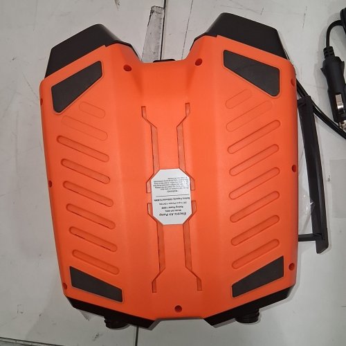 BAVIZZI RECHARGEABLE BATTERY POWERED ELECTRIC AIR PUMP - 22 PSI, 120W, 12 V 10 AMP, 5200 MAH - ORANGE (MODEL: AP-889 L) image 3