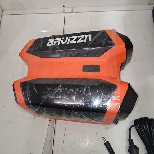 BAVIZZI RECHARGEABLE BATTERY POWERED ELECTRIC AIR PUMP - 22 PSI, 120W, 12 V 10 AMP, 5200 MAH - ORANGE (MODEL: AP-889 L) image 5
