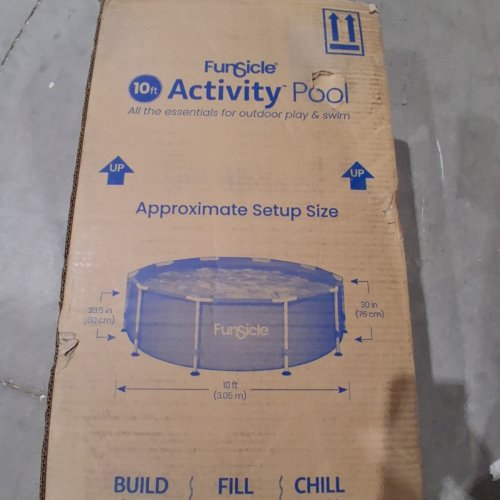 FUNSICLE OUTDOOR ABOVE GROUND ACTIVITY POOL - 10FT X 30" (MODEL: F2001030A) image 6