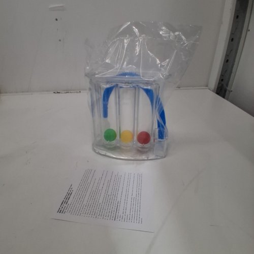 DEEP BREATHING LUNG EXERCISER SPIROMETER - 3 BALL SYSTEM image 2