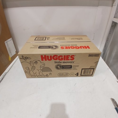 150PK HUGGIES LITTLE MOVERS DIAPERS - SIZE 4 - WHITE image 2
