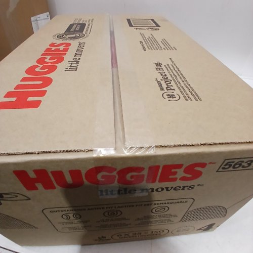 150PK HUGGIES LITTLE MOVERS DIAPERS - SIZE 4 - WHITE image 3