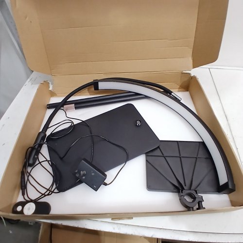 UNBRANDED LED HALF MOON LAMP - 20.8" - 38.5"- BLACK image 3