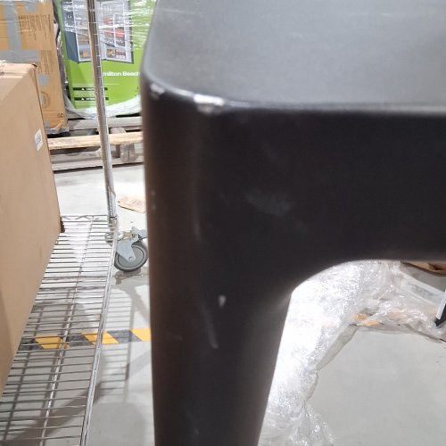 RH LAUREL ALUMINUM COUNTER TABLE - 32" X 32" X 37" - BLACK - (MODEL: 10106847) image 4