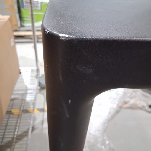 RH LAUREL ALUMINUM COUNTER TABLE - 32" X 32" X 37" - BLACK - (MODEL: 10106847) image 5