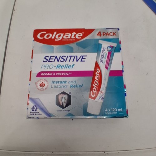 4PK COLGATE SENSITIVE PRO-RELIEF REPAIR & PREVENT TOOTHPASTE - 120ML/EACH image 2