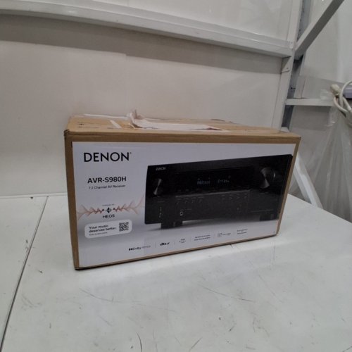 DENON AV RECEIVER - 90W - 7.2 CHANNEL - BLACK (MODEL: AVR-S980H) image 4