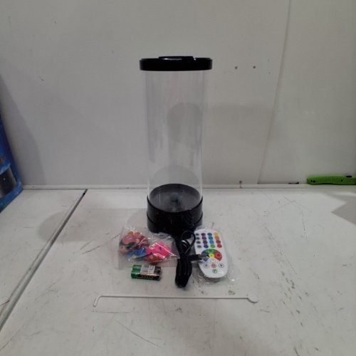 SENCU SENSORY BUBBLE FISH LAMP WITH REMOTE CONTROL - 11.35" H - BLACK image 3