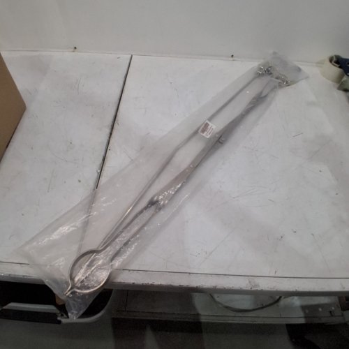 2PC FIRE PIT POKER AND TONGS - 40" - STAINLESS STEEL image 5