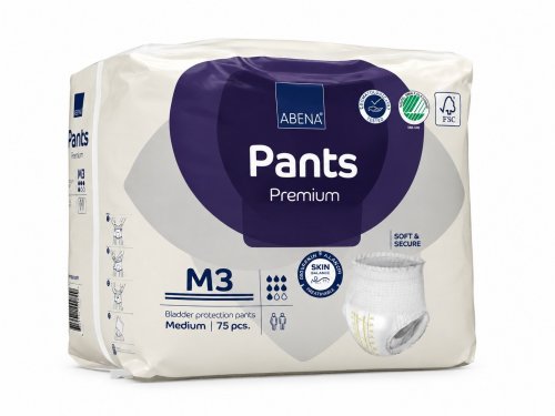 75PK ABENA BLADDER PROTECTION PANTS - MEDIUM, 15 PCS PER PACK (MODEL: M3) image 2