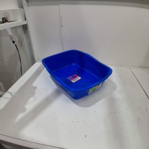 VAN NESS PETS OPEN SPACE-SAVING CAT LITTER BOX PAN - 18" X 14" X 5.25" - BLUE (MODEL: CP2) image 2