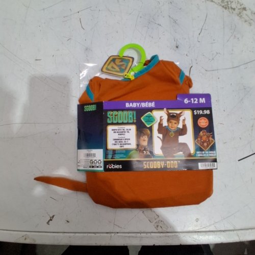KID'S RUBIES SCOOBY-DOO "SCOOB" BABY COSTUME - 6-12 M - BROWN image 2